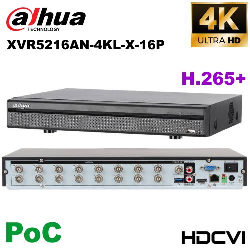 DVR POC 16 CH | H.265+ | 4K 