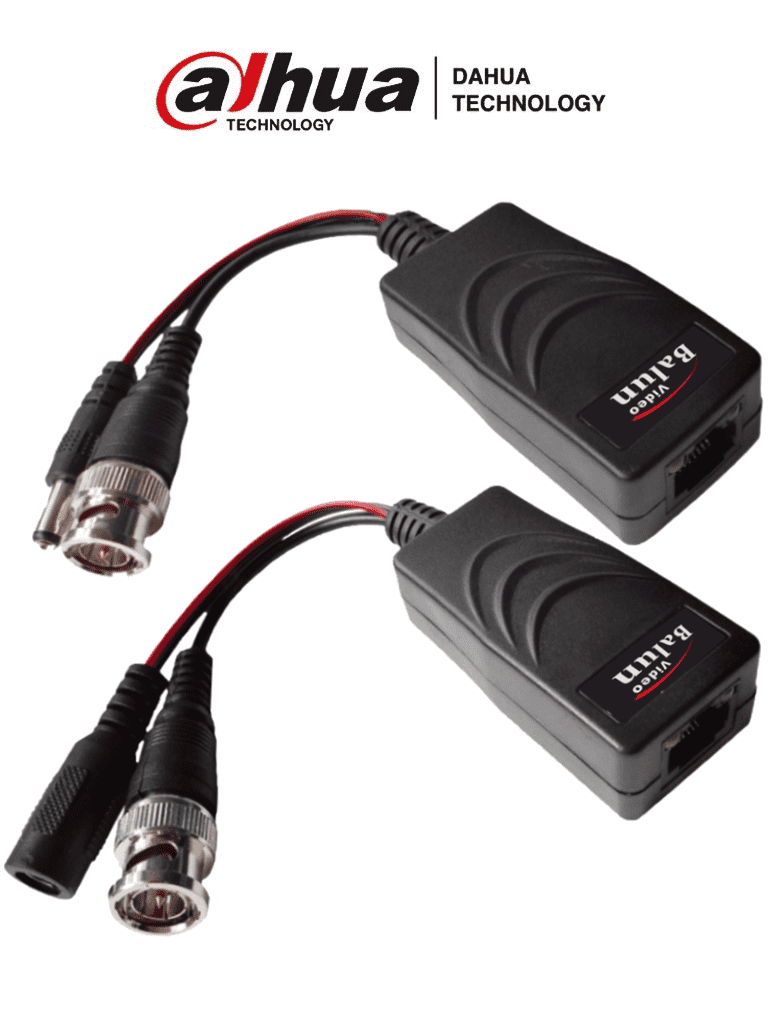 BALUN PASIVO HDCVI 1080P + POWER (PAR)