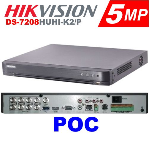 DVR  08CH POC  5MP