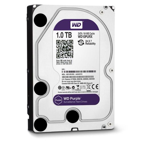 [WD10PURZ] DISCO DURO SATA 1TB (1000GB) ESPECIAL PARA DVR (SOLO CON DVR)