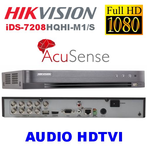 [IDS-7208HQHI-M1/S] DVR ACUSENSE  08 CH 1080P