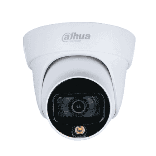 [HAC-HDW1209TLQ-A-LED] CAMARA  DOMO INTERIOR | FULL-COLOR | 1080P | LUZ LED BLANCA 20M | IP67