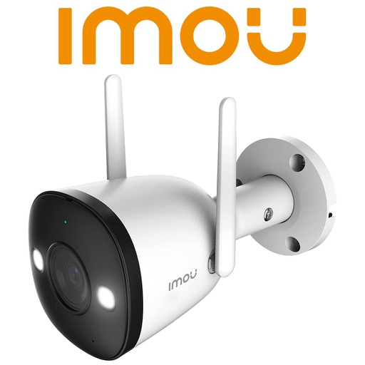 [IPC-F22FE-IMOU] BULLET 2 | TUBO EXTERIOR WIFI | CMOS 1/2.9'' ICR | 2.0 MP | 1080P | LED 30M | IP67 | Wi-Fi