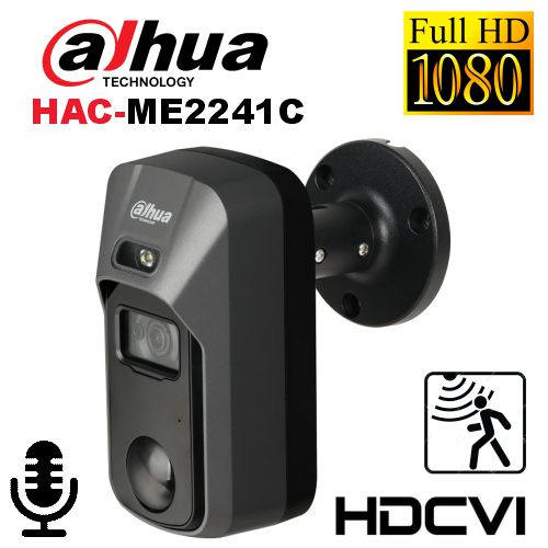 [HAC-ME2241C] CAMARA DISUACION ACTIVA 1080P IR 20M | Sensor PIR &amp; SIRENA