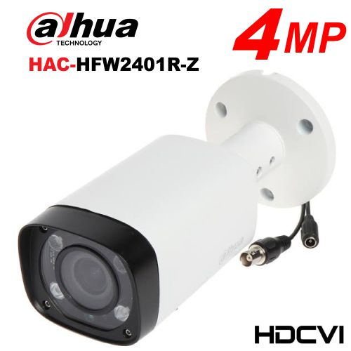 [HAC-HFW2401R-Z] CAMARA TUBO VARIFOCAL MOTORIZADO 4MP IR 60 M