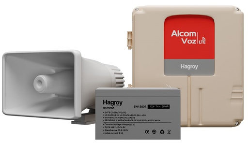 [KIT-HG-ALCV] KIT ALARMA ALCOM VOZ  - DISUASIÓN EN TIEMPO REAL (A PEDIDO)