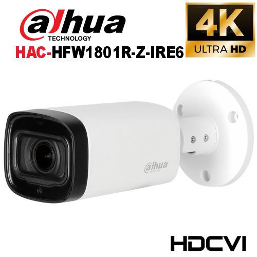 [HAC-HFW1801R-Z-IRE6] CAMARA TUBO VARIFOCAL MOTORIZADO 4K IR 60M